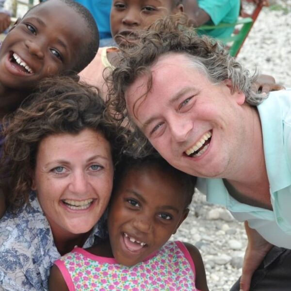 Pieter Schoen in Haiti voor WereldOuders